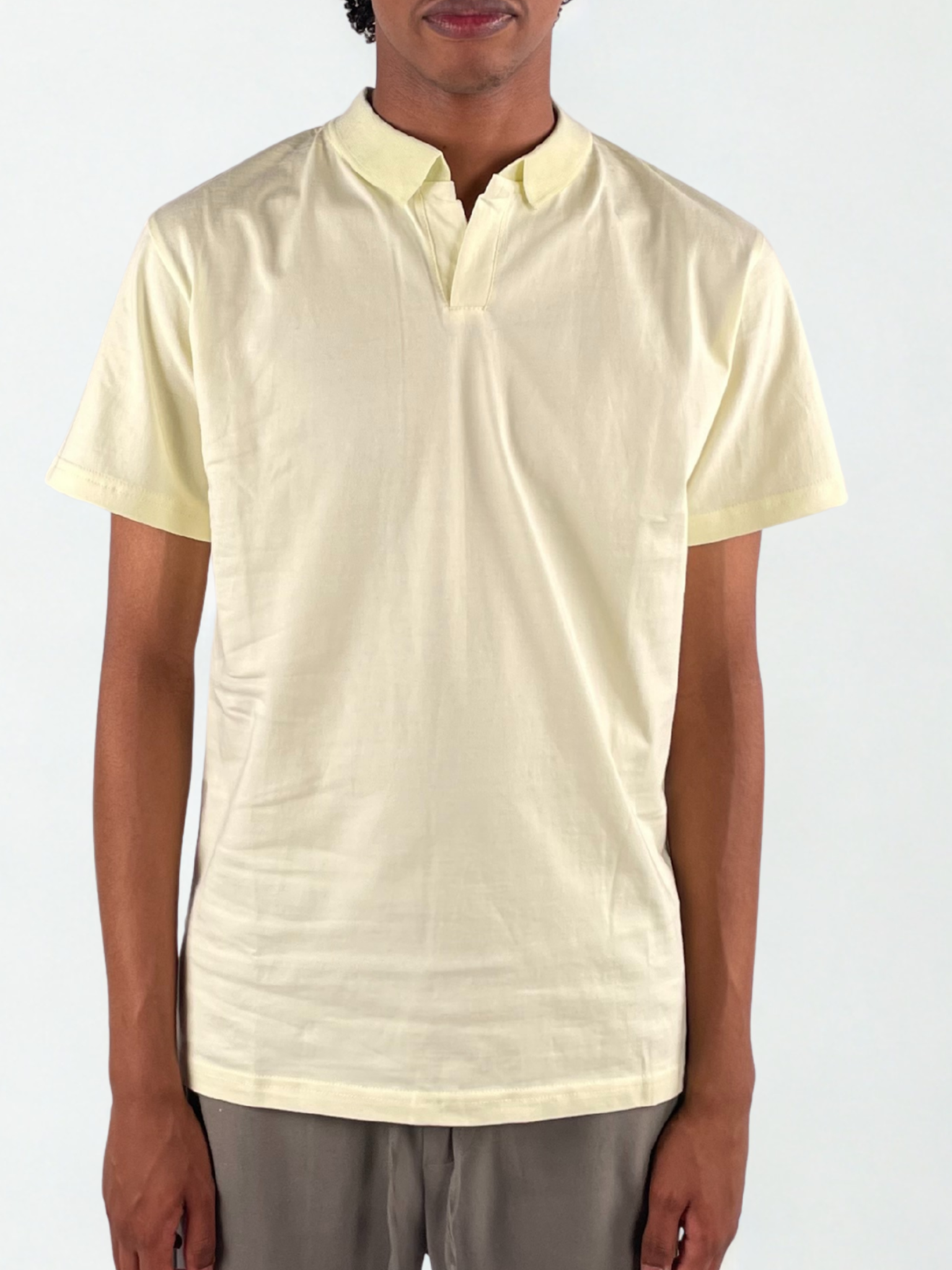 V Polo Butter Yellow