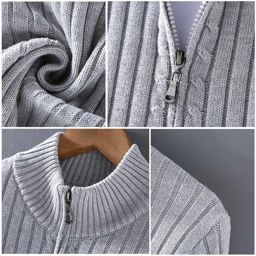 Shetlandwol Fullzip: Warme Omarming