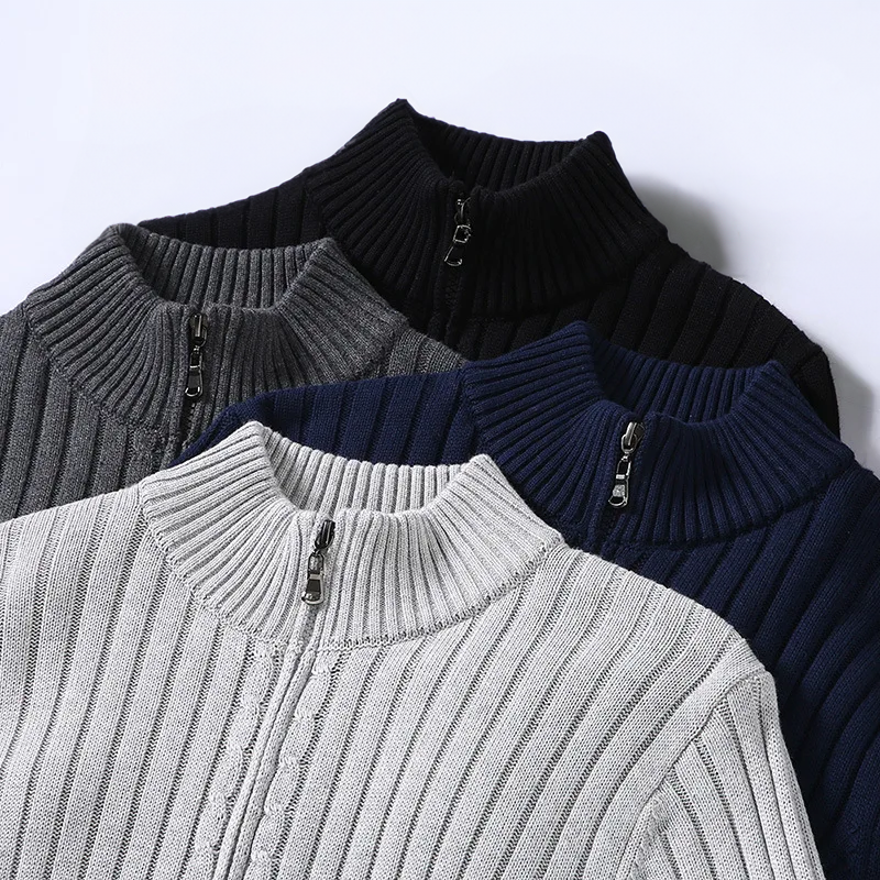 Shetlandwol Fullzip: Warme Omarming