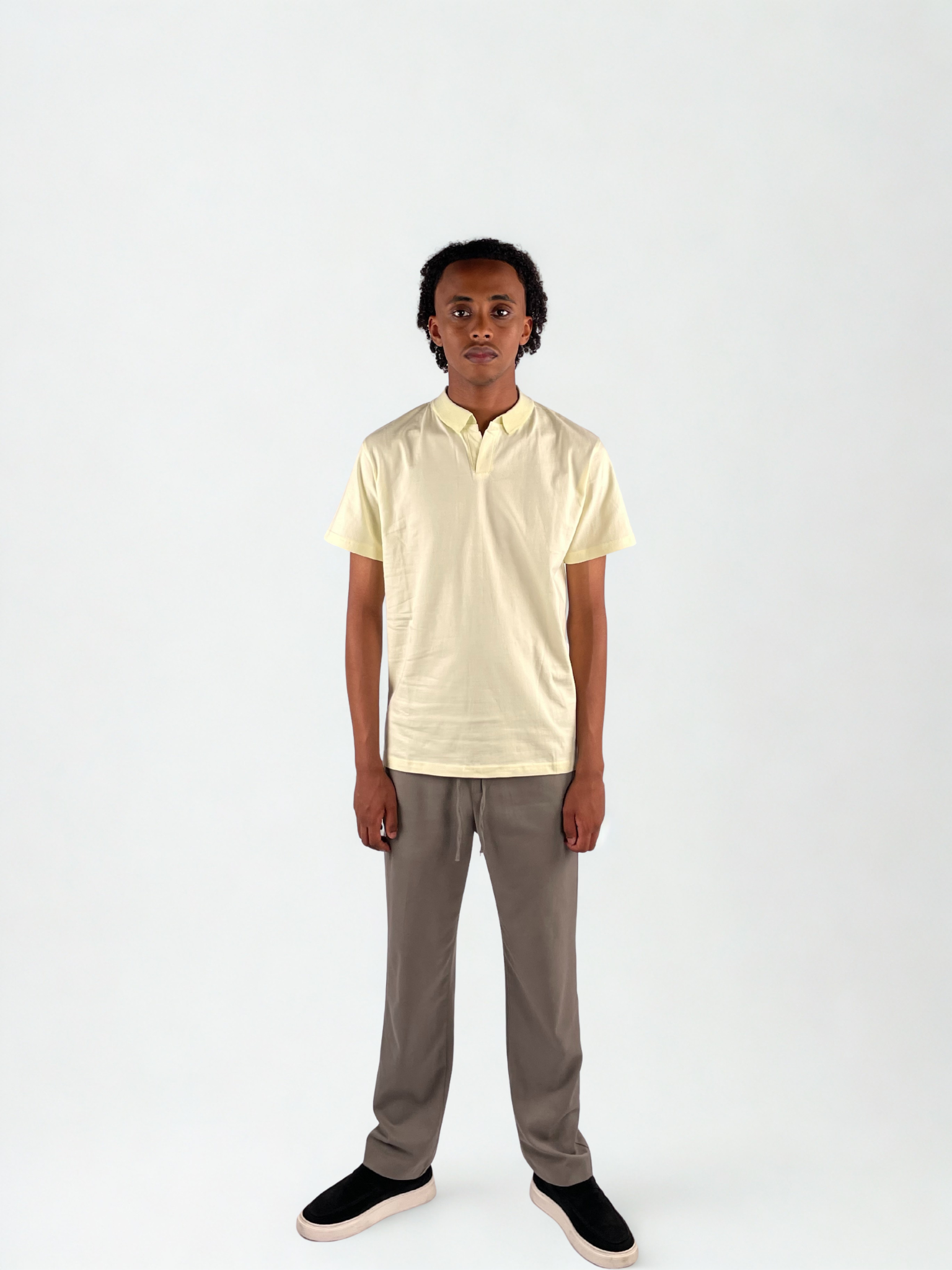 V Polo Butter Yellow