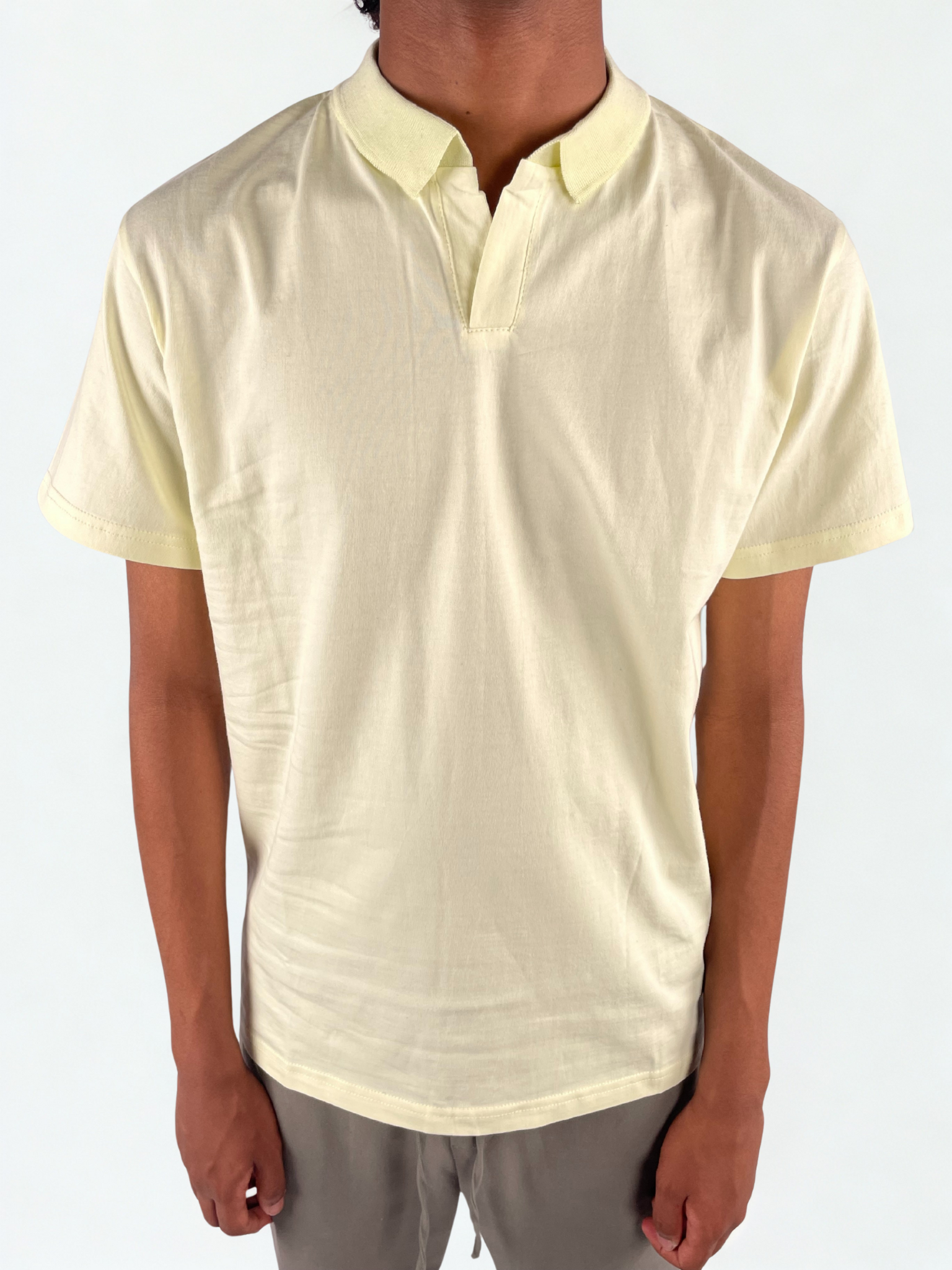 V Polo Butter Yellow